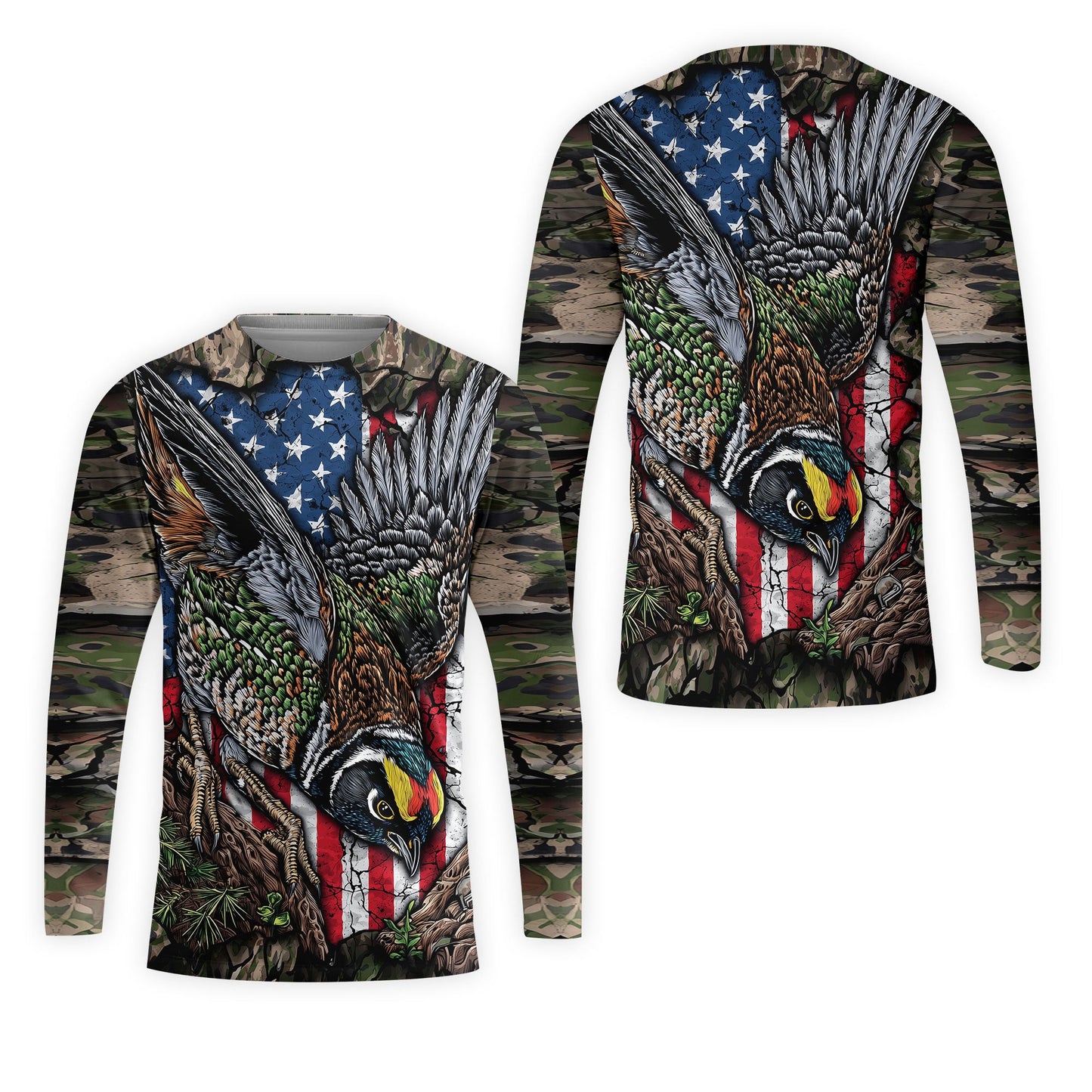 Quail Perched On The Rock All Over Print Shirt