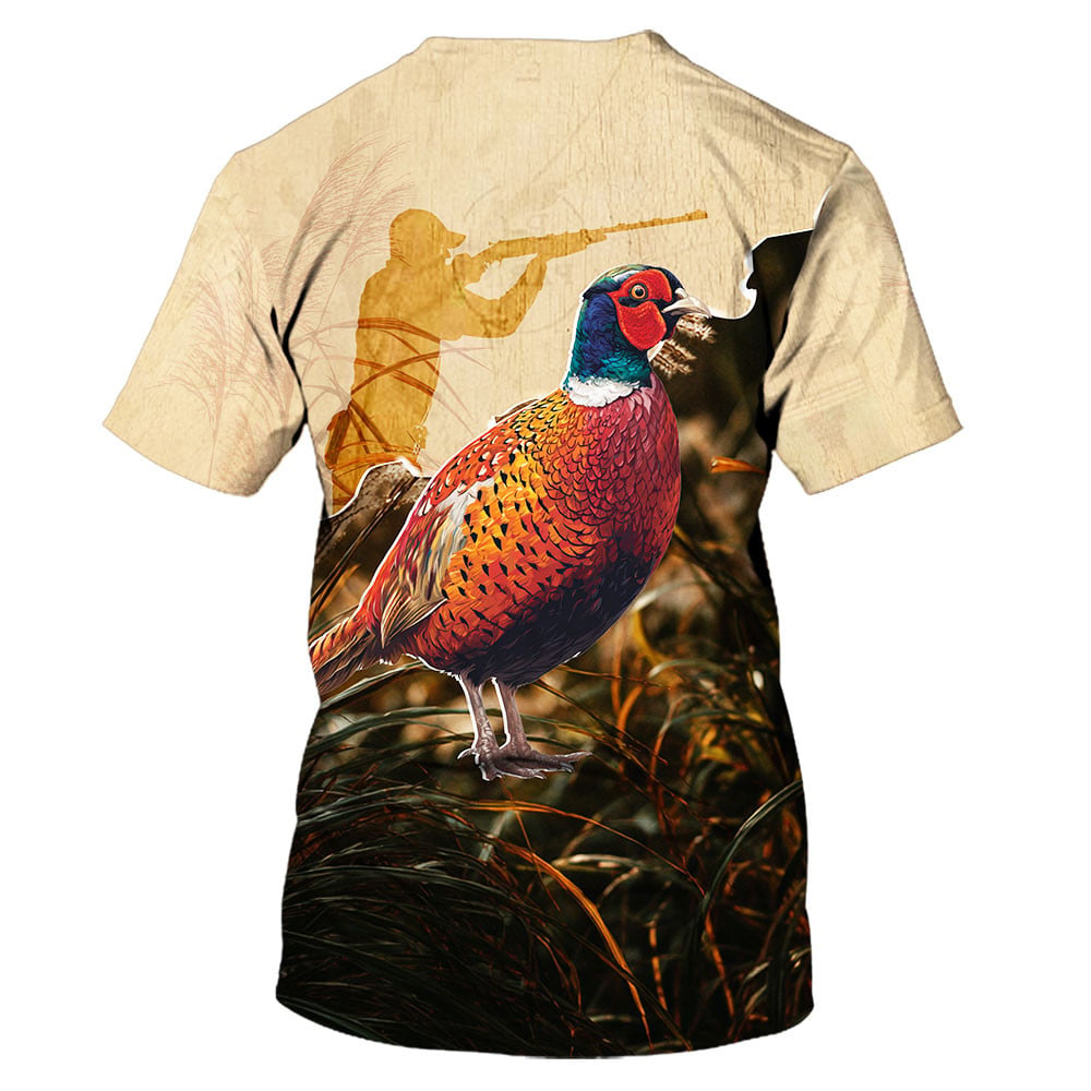 Vintage Pheasant Hunting Camo All Over Print Shirt
