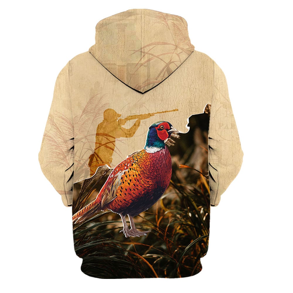 Vintage Pheasant Hunting Camo All Over Print Shirt