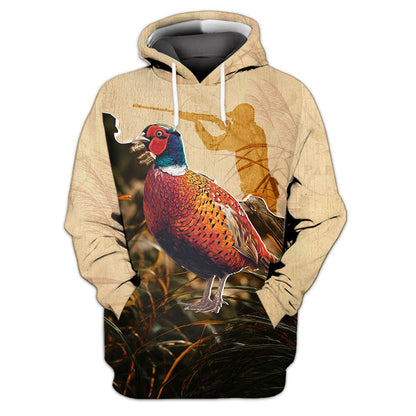 Vintage Pheasant Hunting Camo All Over Print Shirt
