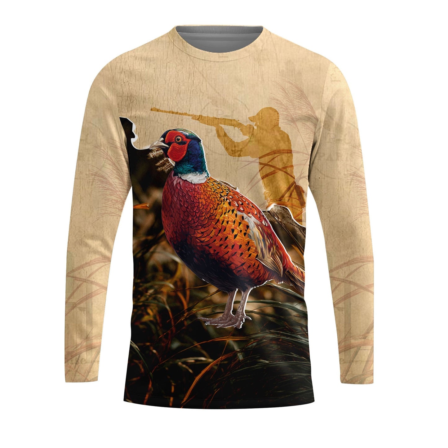 Vintage Pheasant Hunting Camo All Over Print Shirt