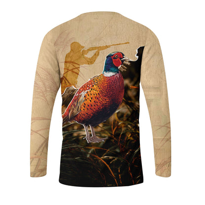 Vintage Pheasant Hunting Camo All Over Print Shirt