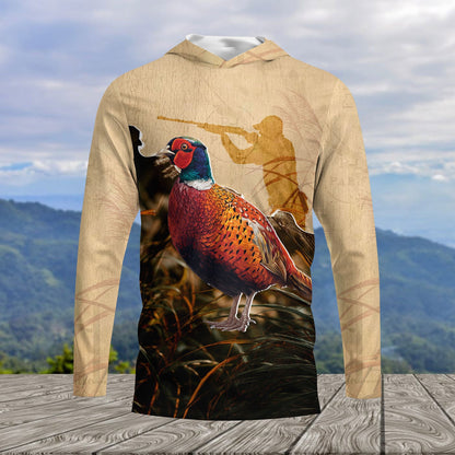 Vintage Pheasant Hunting Camo All Over Print Shirt