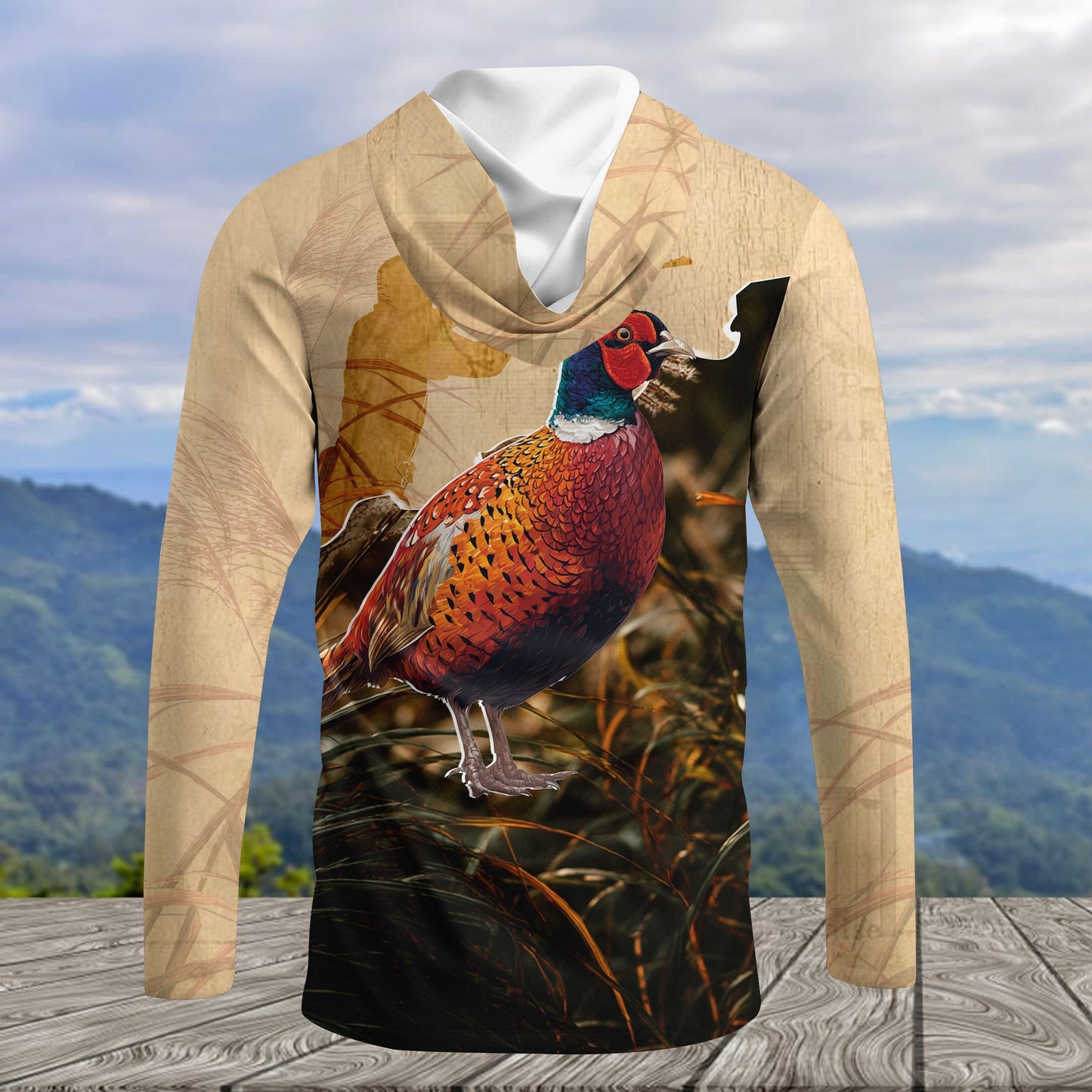 Vintage Pheasant Hunting Camo All Over Print Shirt