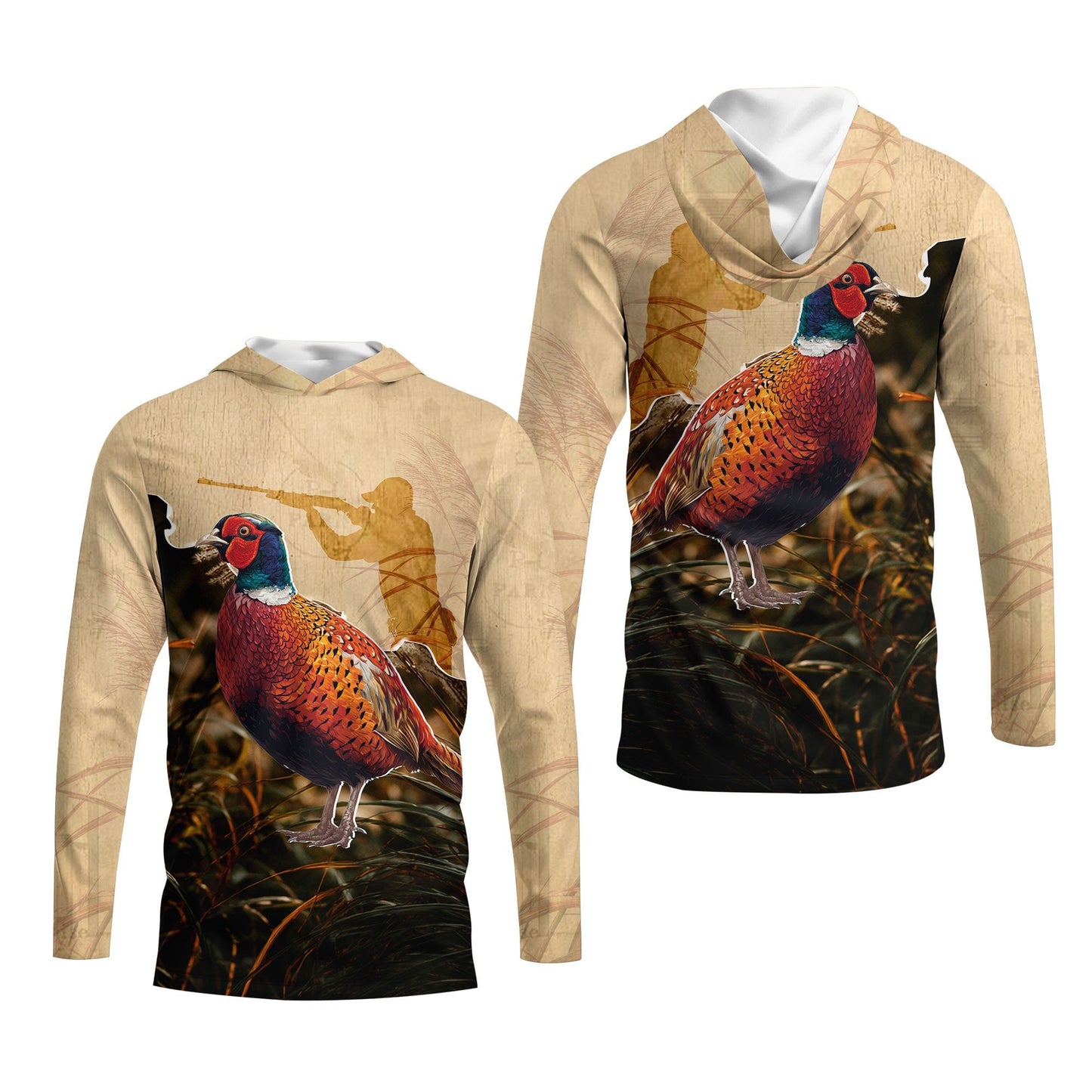 Vintage Pheasant Hunting Camo All Over Print Shirt