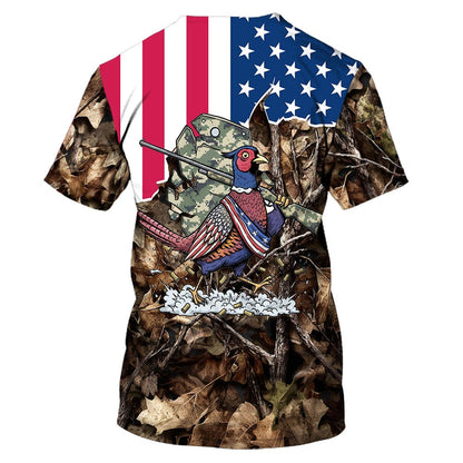 America Pheasant Hunting Camo All Over Print Shirt