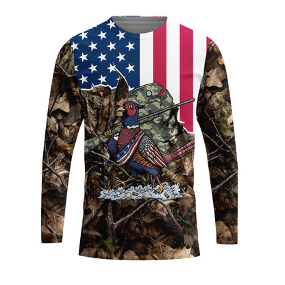 America Pheasant Hunting Camo All Over Print Shirt