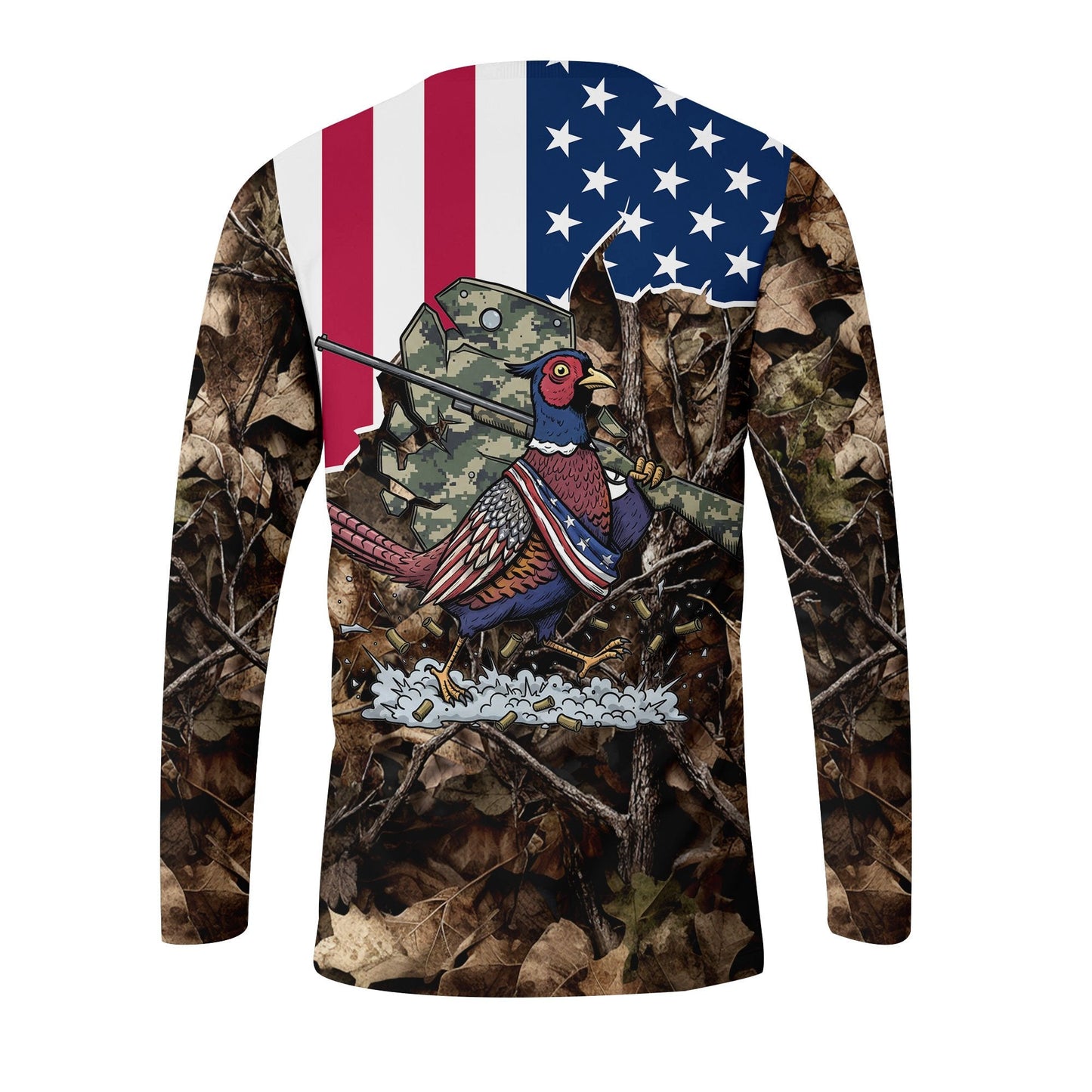 America Pheasant Hunting Camo All Over Print Shirt