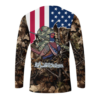 America Pheasant Hunting Camo All Over Print Shirt