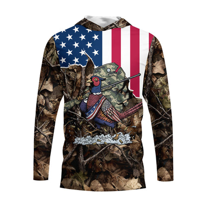 America Pheasant Hunting Camo All Over Print Shirt