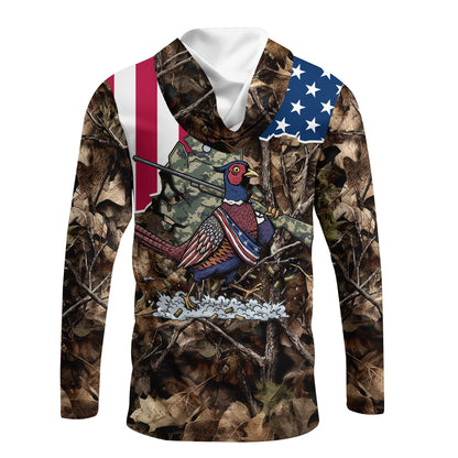 America Pheasant Hunting Camo All Over Print Shirt