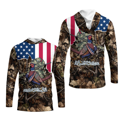 America Pheasant Hunting Camo All Over Print Shirt