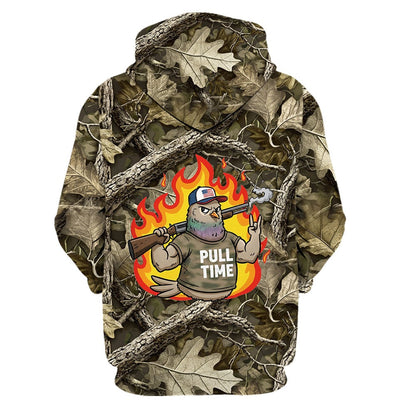 Funny Dove Pull Time All Over Print Shirt
