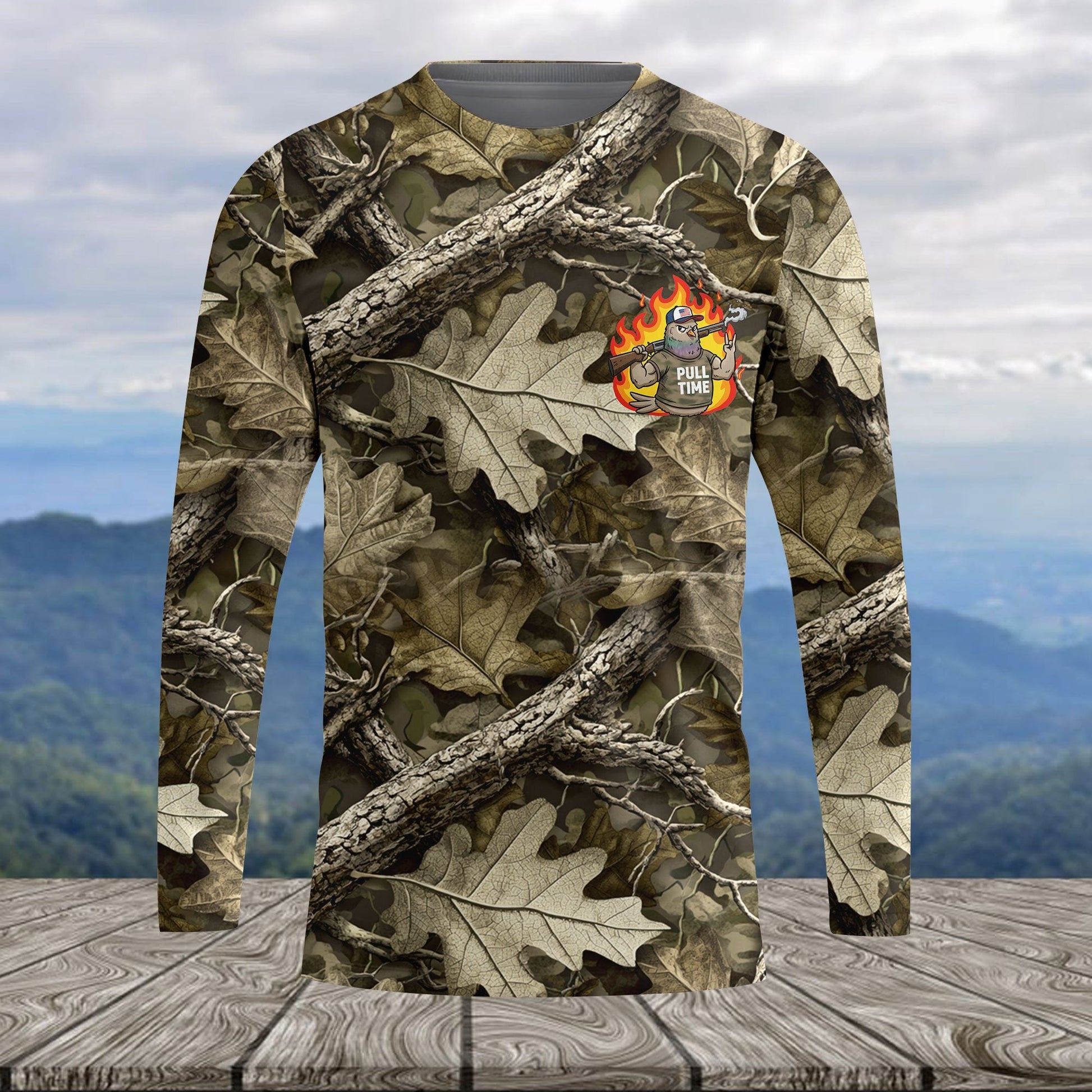 Funny Dove Pull Time All Over Print Shirt