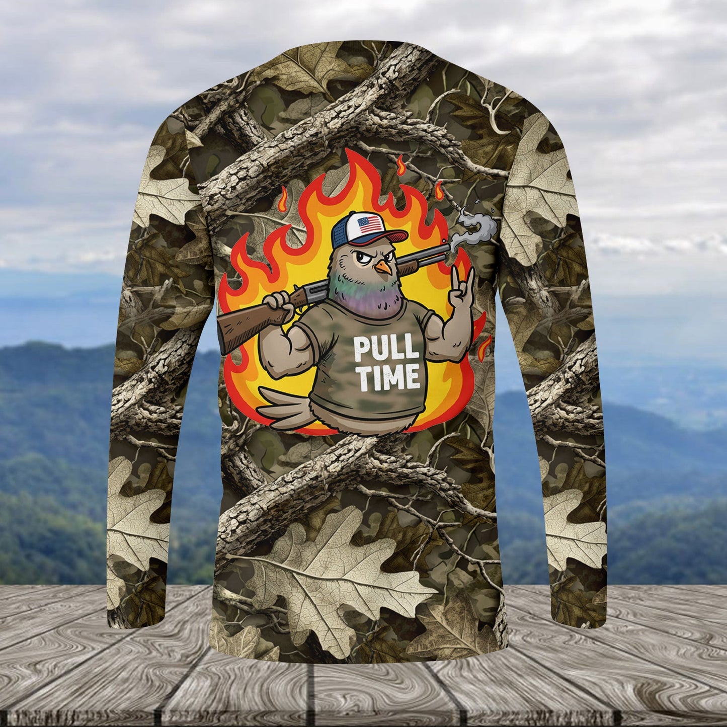 Funny Dove Pull Time All Over Print Shirt