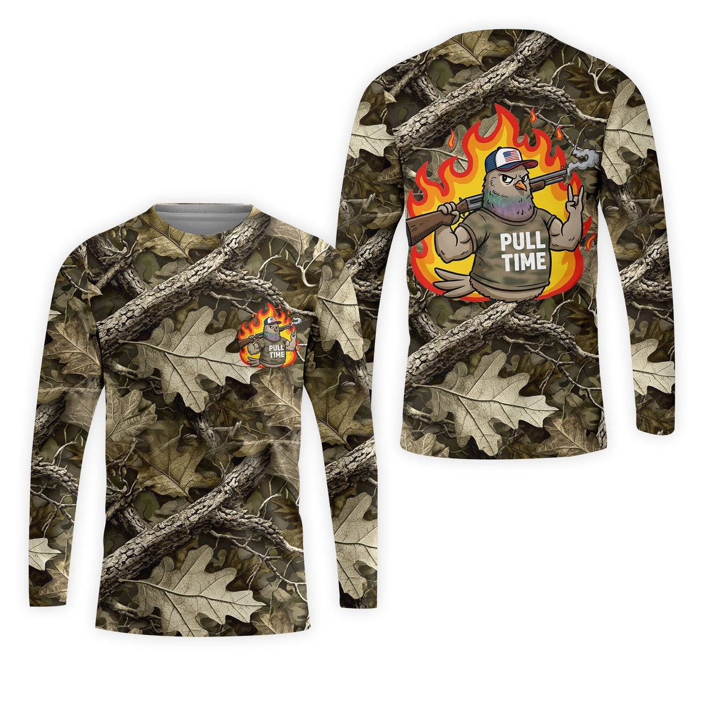 Funny Dove Pull Time All Over Print Shirt