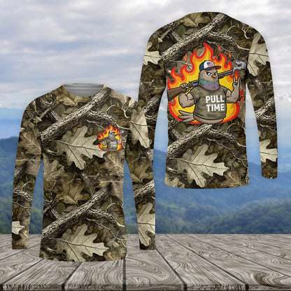 Funny Dove Pull Time All Over Print Shirt