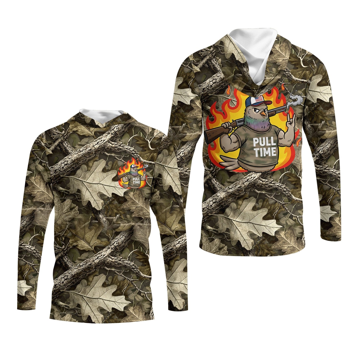 Funny Dove Pull Time All Over Print Shirt