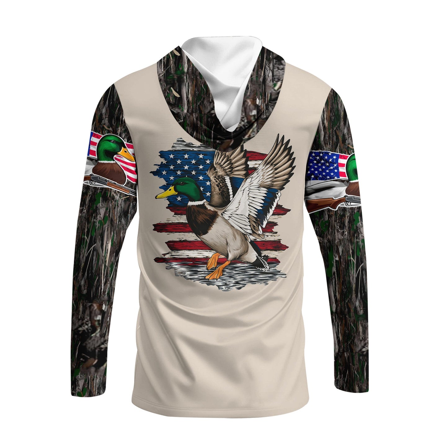 Vintage Mallard Duck Hunting Camo All Over Print Shirt