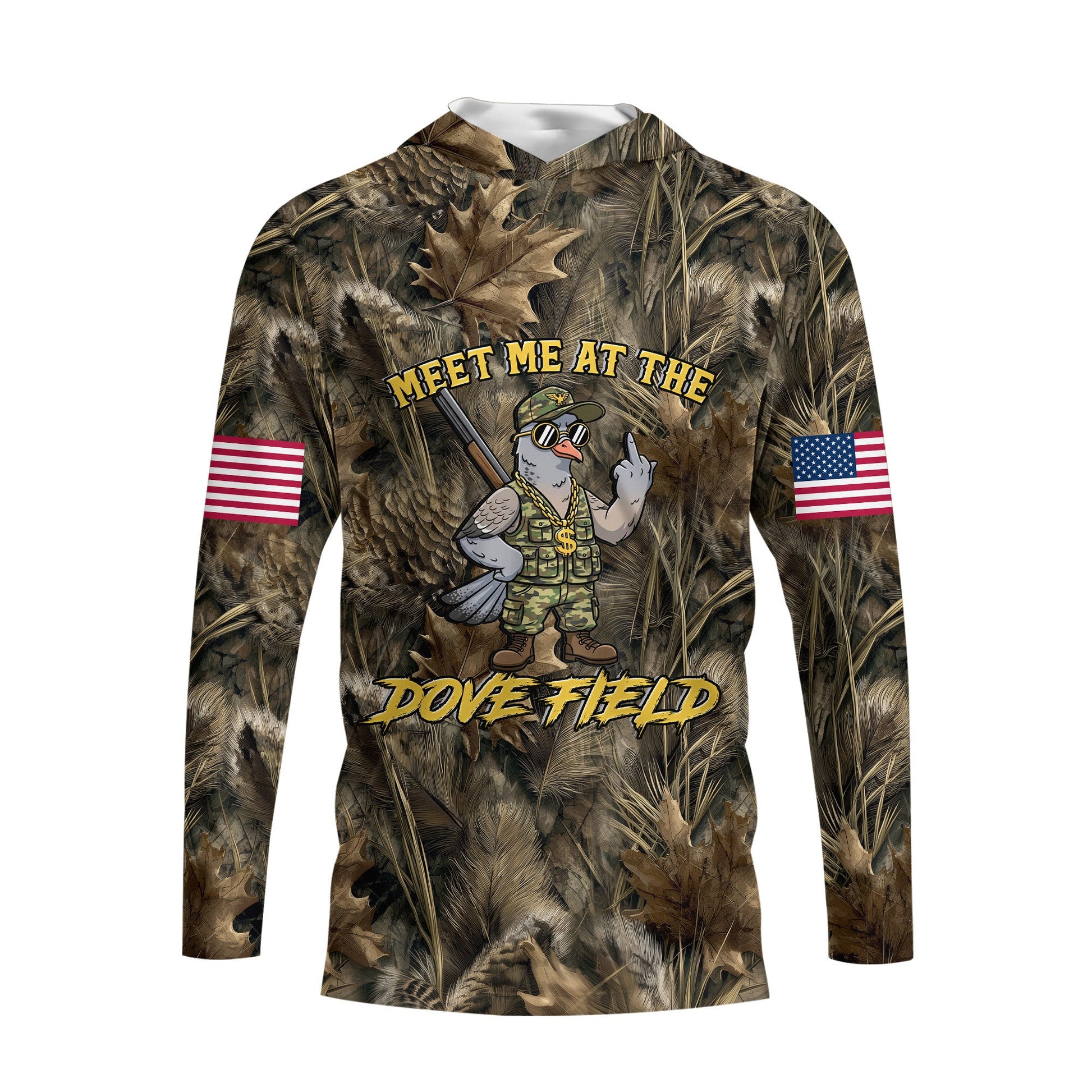 Meet Me At The Dove Field All Over Print Shirt