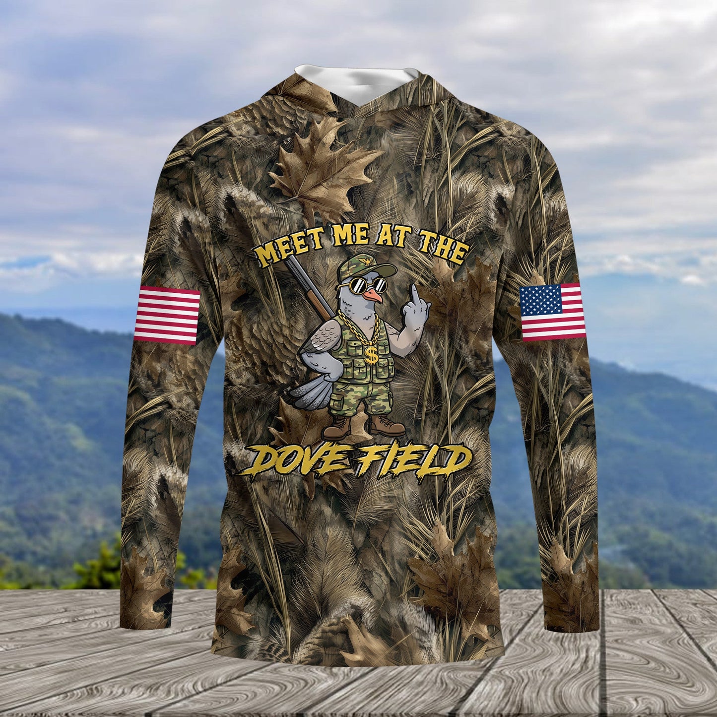 Meet Me At The Dove Field All Over Print Shirt