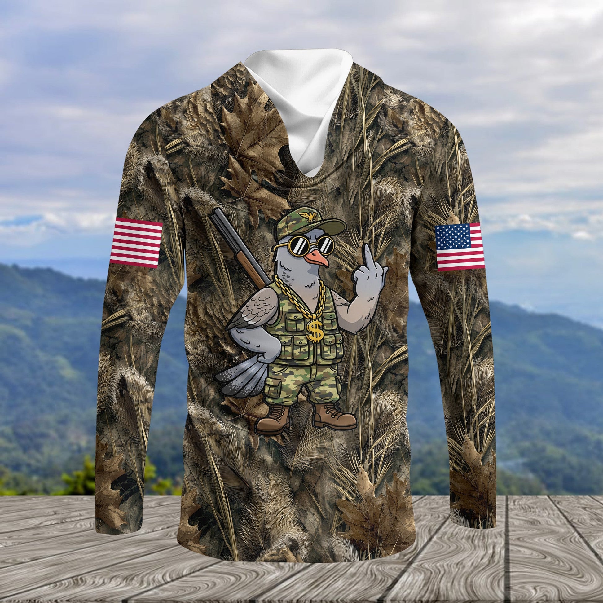 Meet Me At The Dove Field All Over Print Shirt