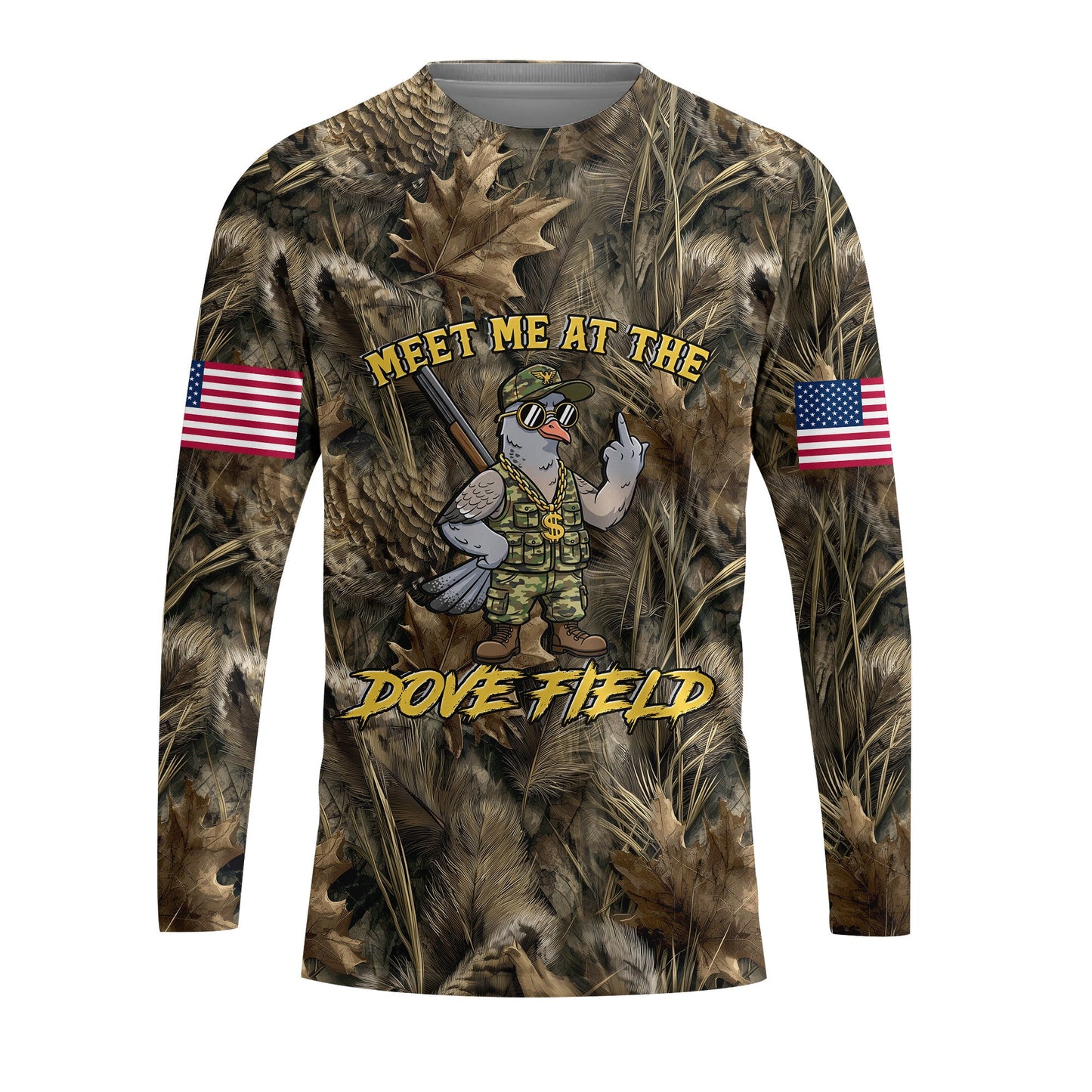 Meet Me At The Dove Field All Over Print Shirt