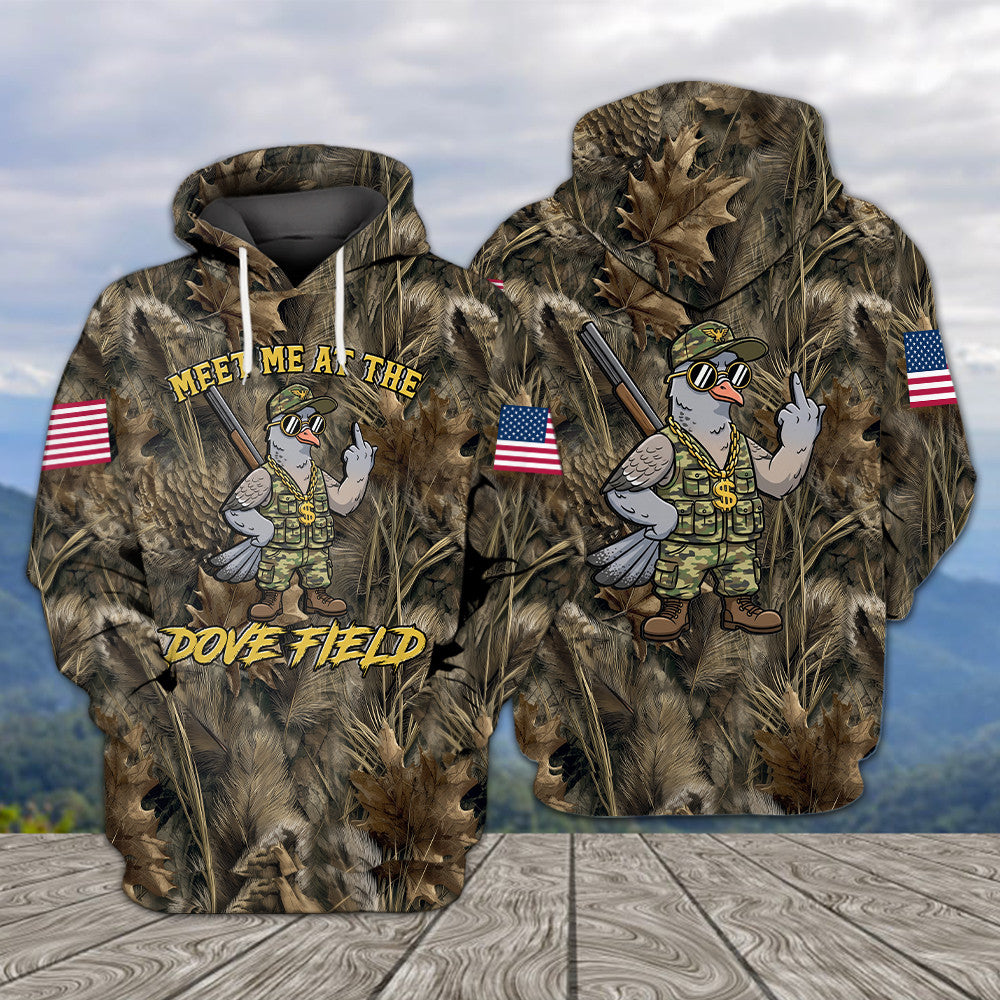 Meet Me At The Dove Field All Over Print Shirt
