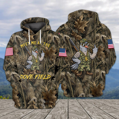 Meet Me At The Dove Field All Over Print Shirt