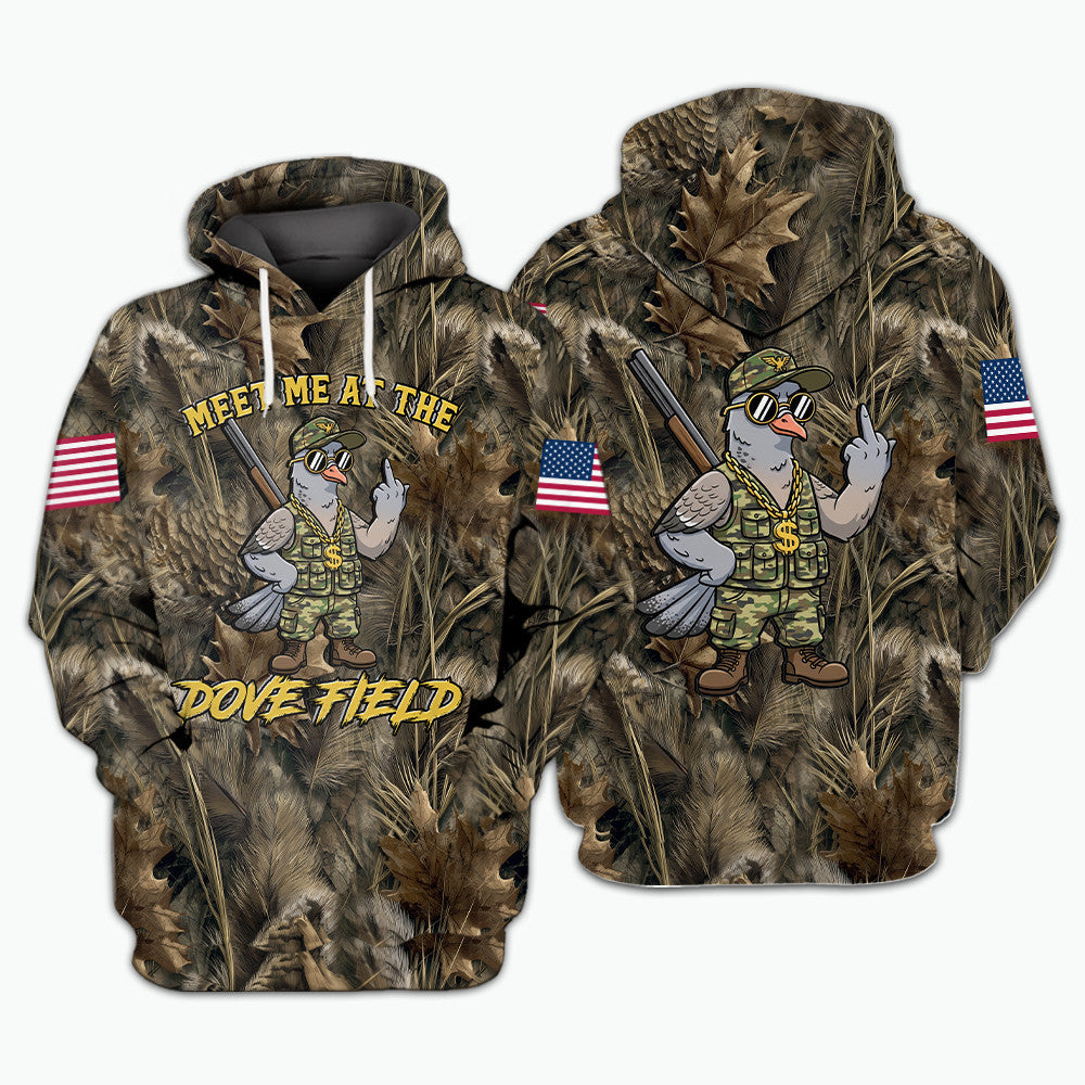 Meet Me At The Dove Field All Over Print Shirt