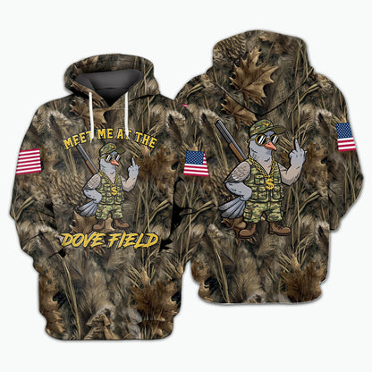 Meet Me At The Dove Field All Over Print Shirt
