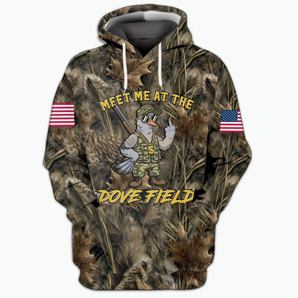 Meet Me At The Dove Field All Over Print Shirt