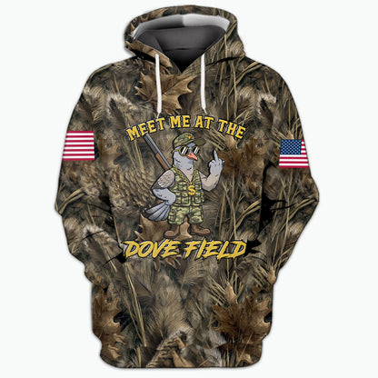 Meet Me At The Dove Field All Over Print Shirt