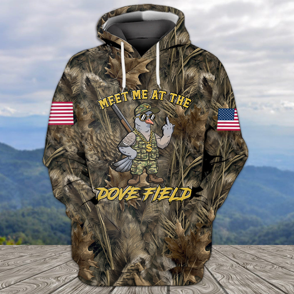 Meet Me At The Dove Field All Over Print Shirt