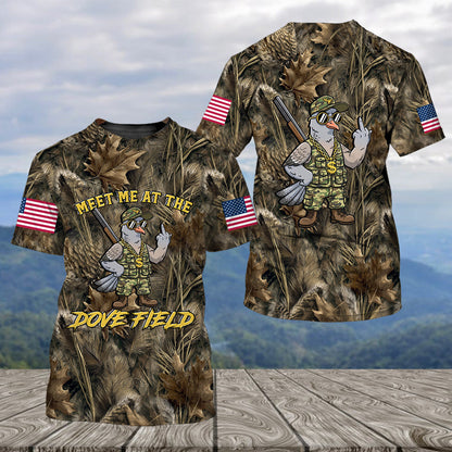 Meet Me At The Dove Field All Over Print Shirt