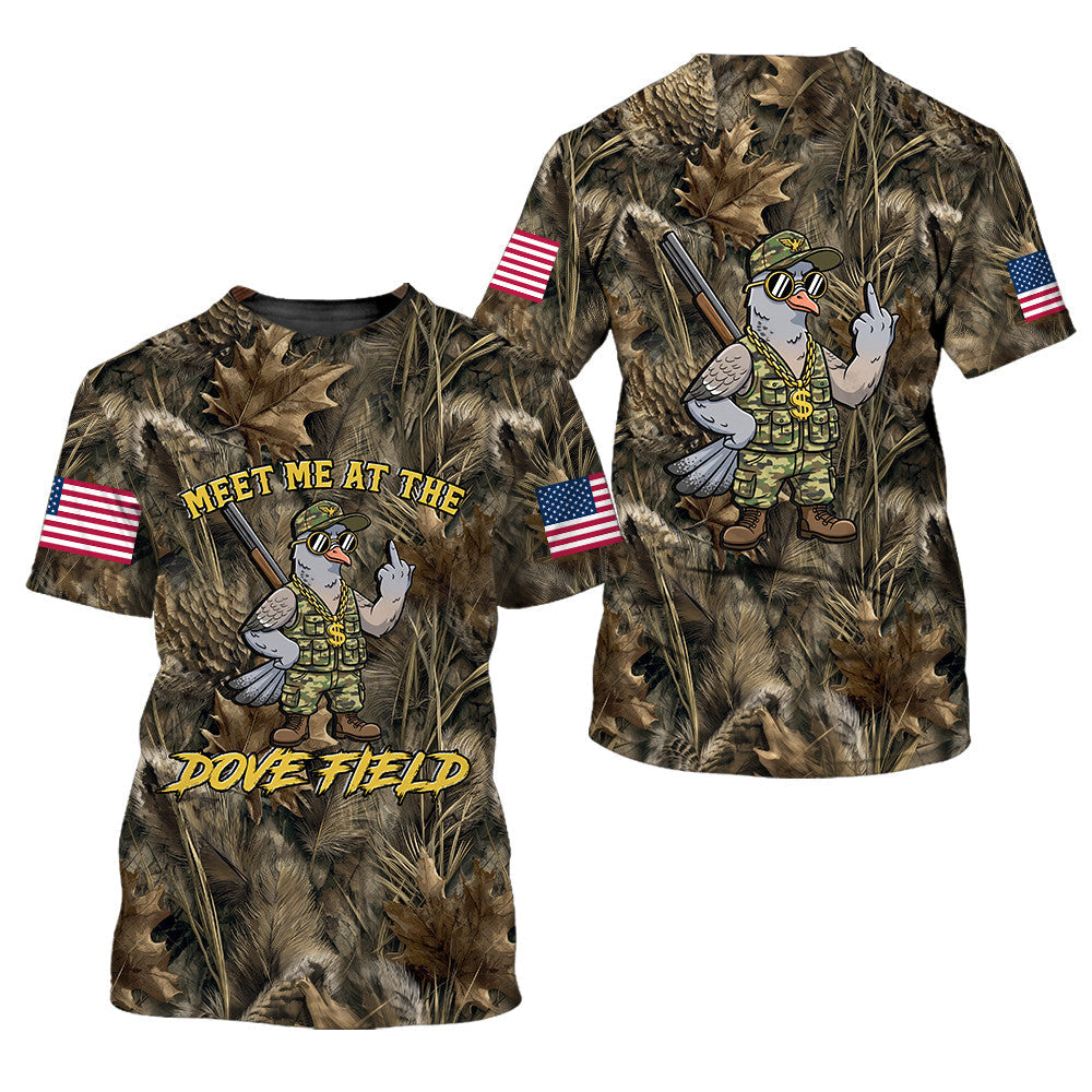 Meet Me At The Dove Field All Over Print Shirt