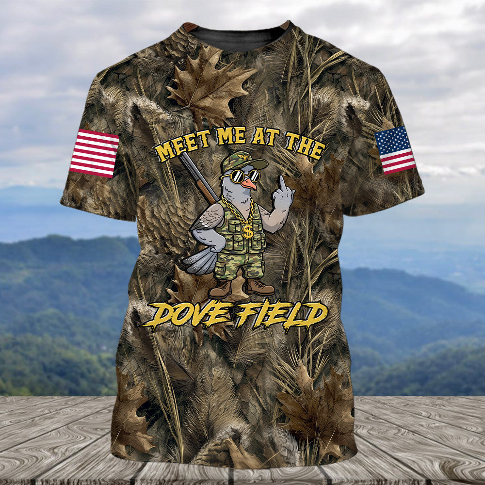 Meet Me At The Dove Field All Over Print Shirt