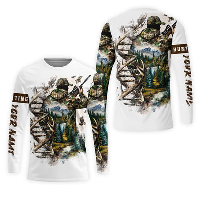 Vintage DNA Hunting All Over Print Shirt