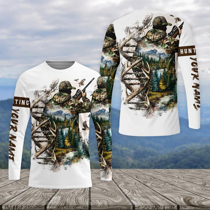 Vintage DNA Hunting All Over Print Shirt