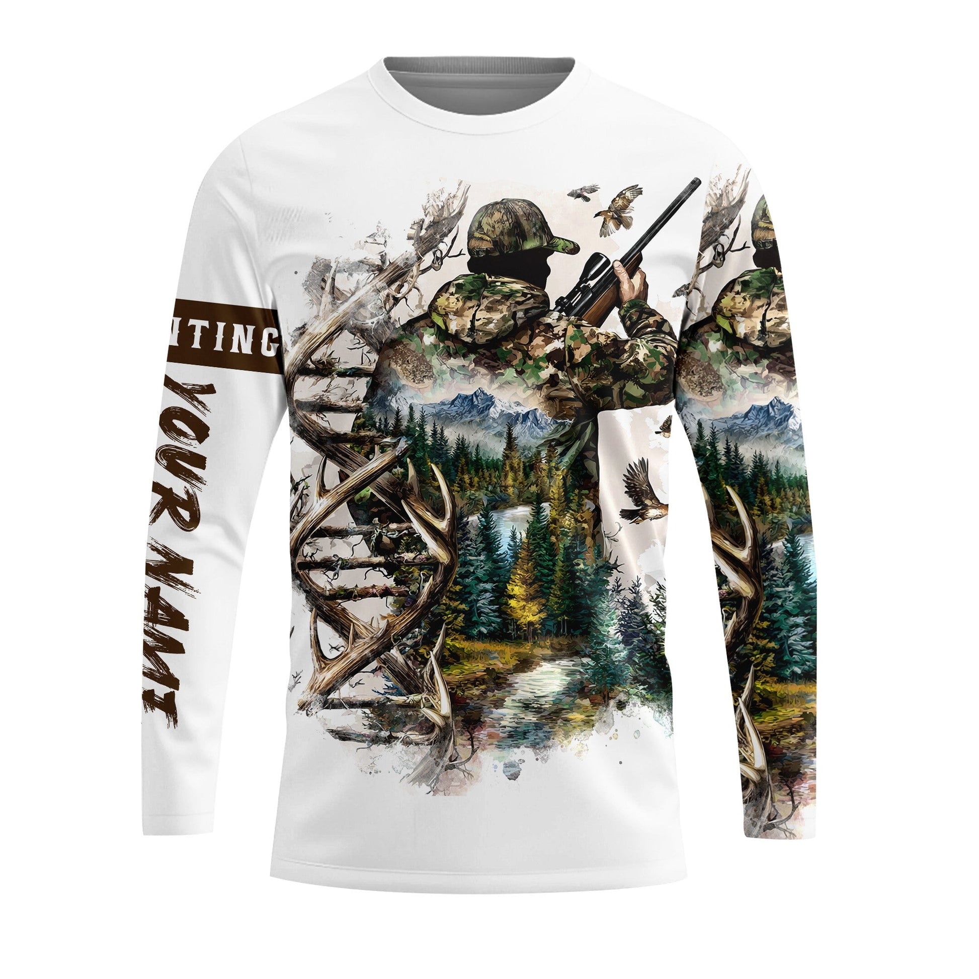 Vintage DNA Hunting All Over Print Shirt