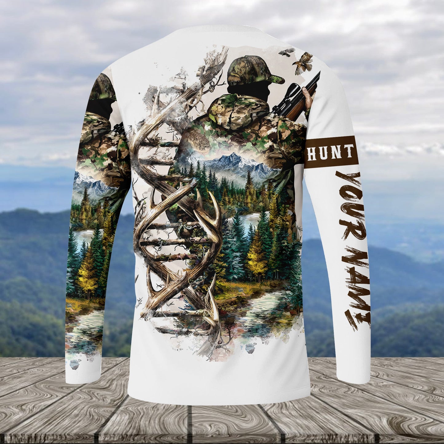 Vintage DNA Hunting All Over Print Shirt