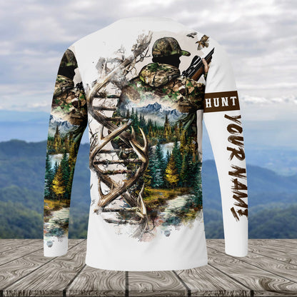 Vintage DNA Hunting All Over Print Shirt