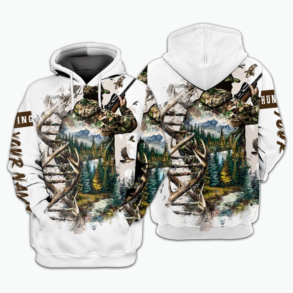 Vintage DNA Hunting All Over Print Shirt