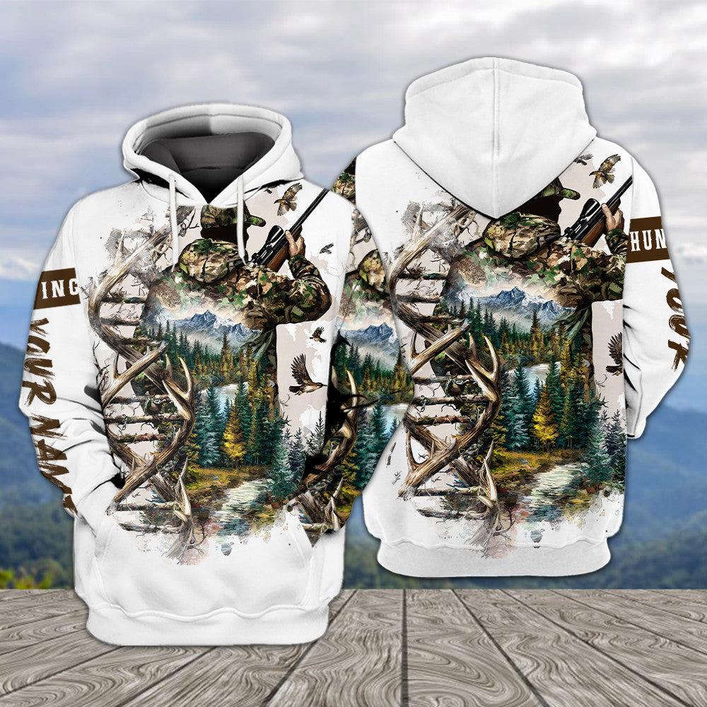 Vintage DNA Hunting All Over Print Shirt