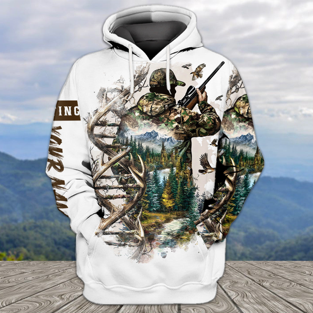 Vintage DNA Hunting All Over Print Shirt