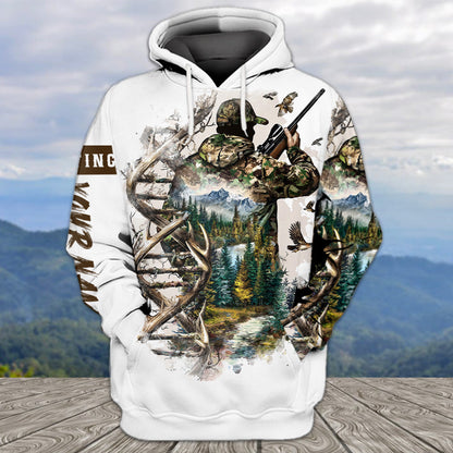 Vintage DNA Hunting All Over Print Shirt