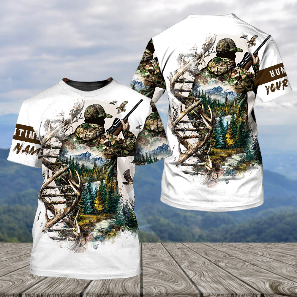 Vintage DNA Hunting All Over Print Shirt