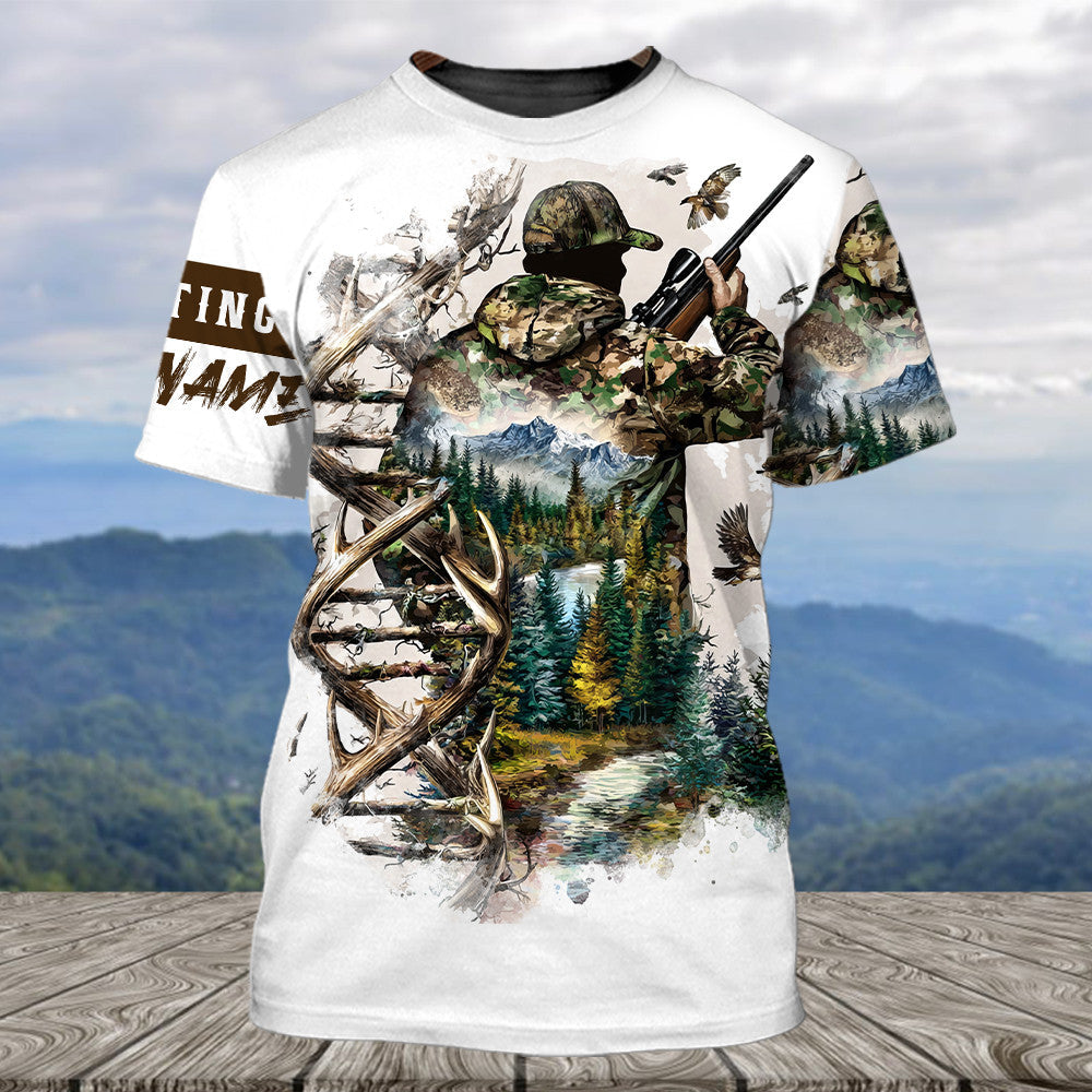 Vintage DNA Hunting All Over Print Shirt