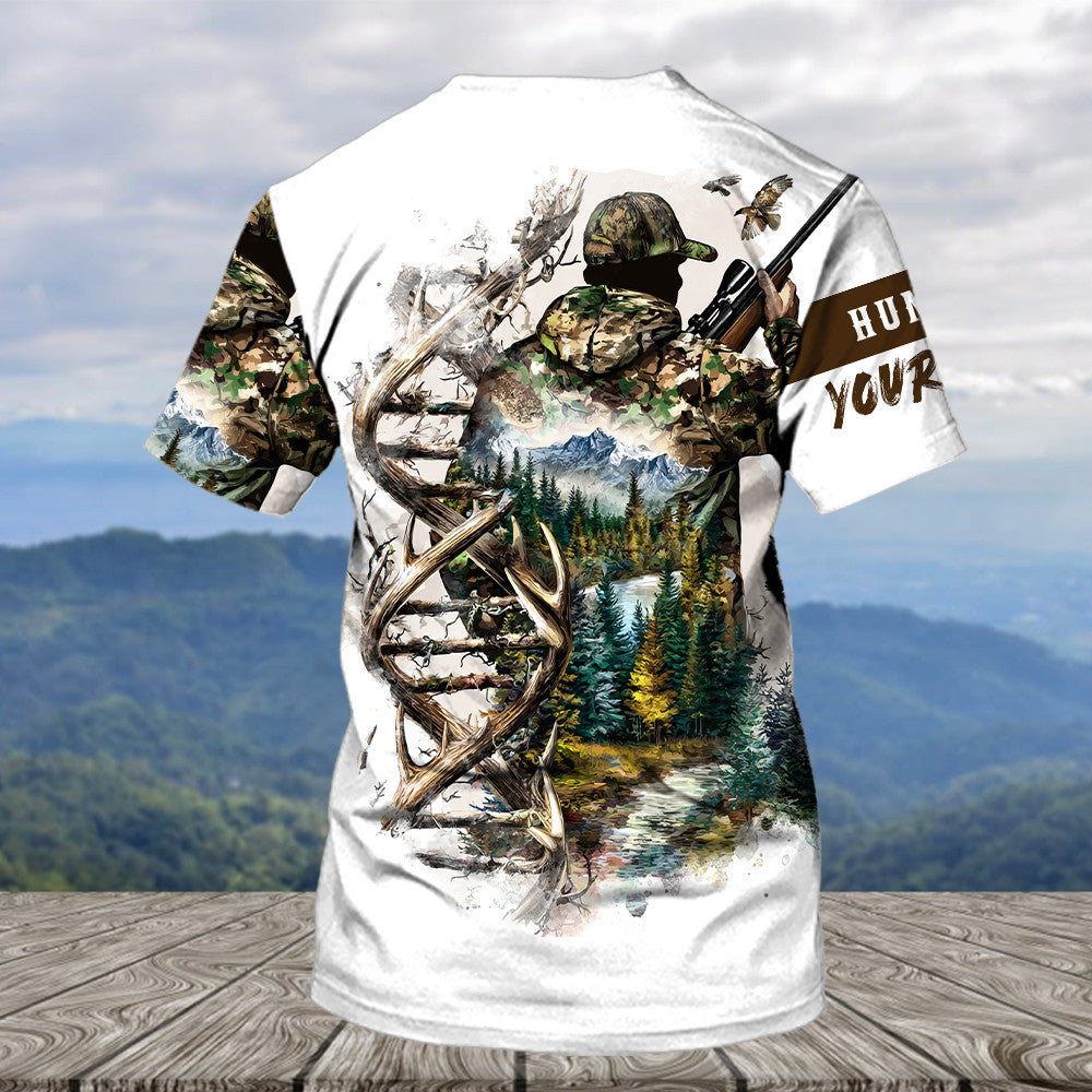 Vintage DNA Hunting All Over Print Shirt