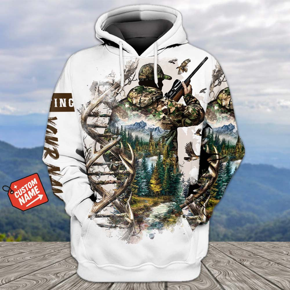 Vintage DNA Hunting All Over Print Shirt